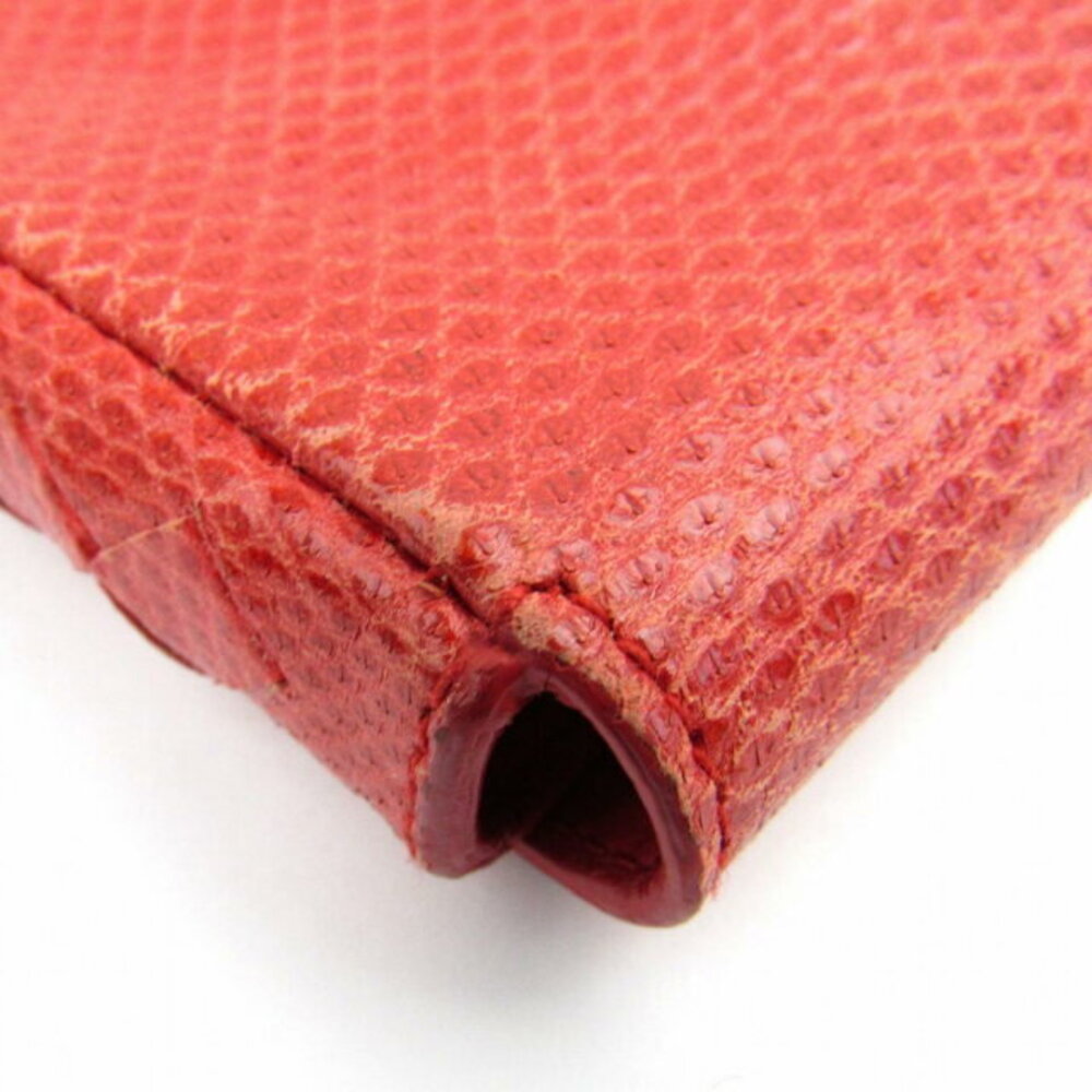 Bottega Veneta Python Pouch Red Wallet - image 16
